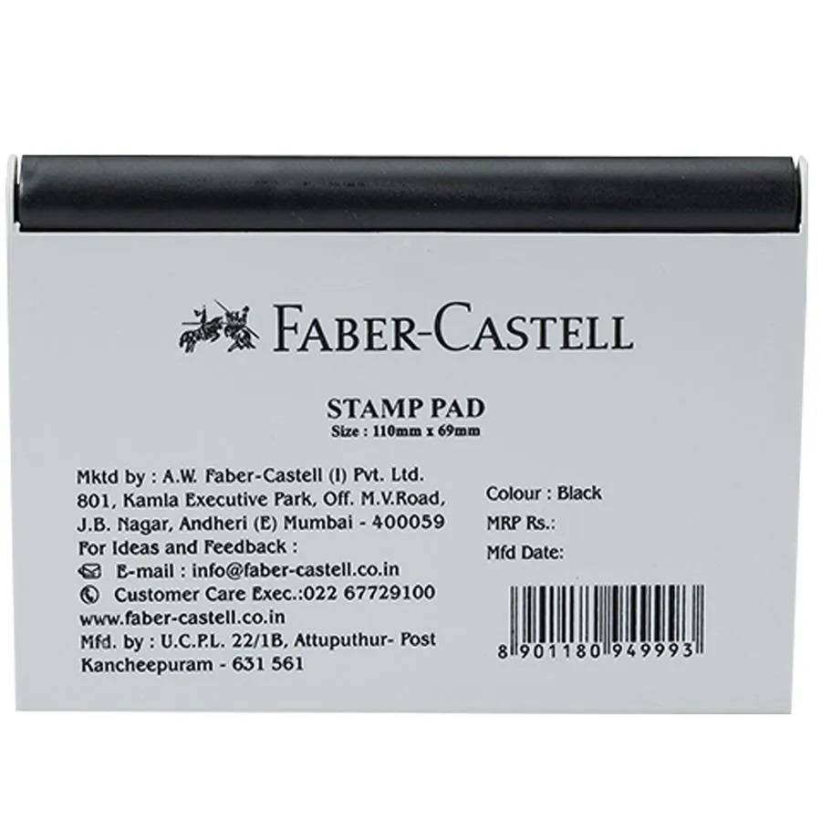 Faber castell Stamp Pad - Medium, Black, 110 mm x 69 mm 1 pc