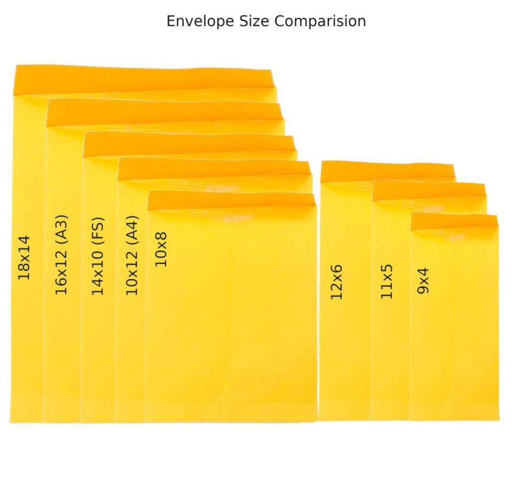 Laminated Envelopes Yellow (Pack of 50 pcs) Yellow Swarn Mahal