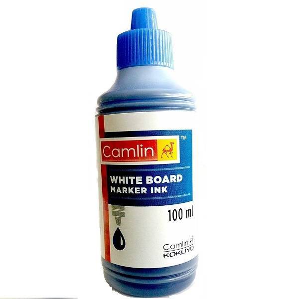 Camlin White Board Marker set of 4+Black ink of white board - Ink 