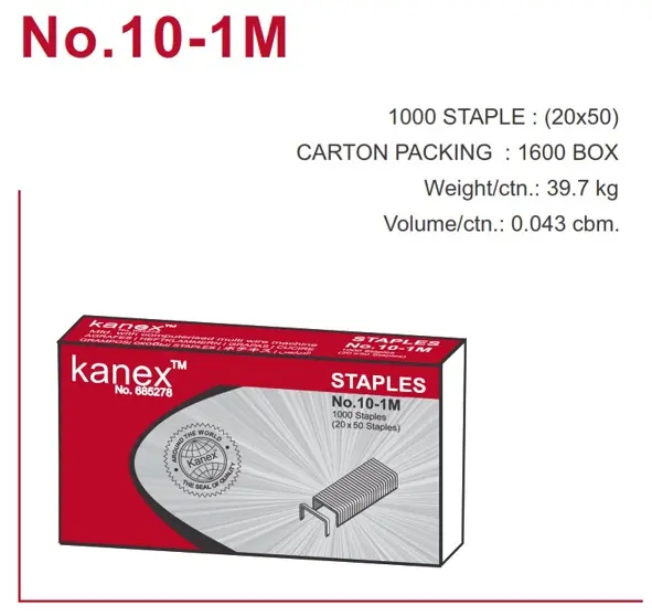 Kangaro No. 10 Stapler Pins