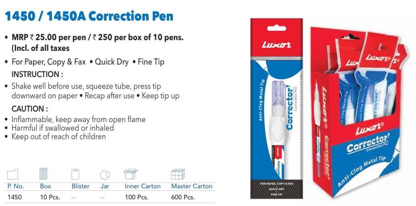 Luxor Correction Pen-1450 – OfficeDel