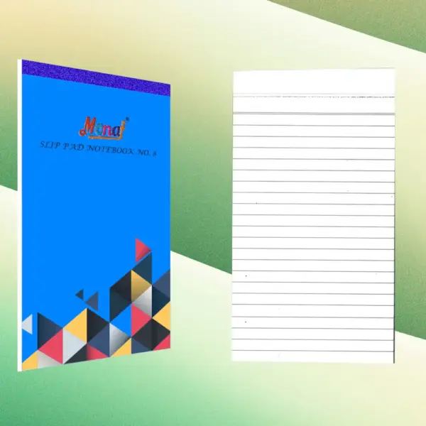 Monaf No 8 Writing Pad – 80 sheets – 160 pages - Ruled