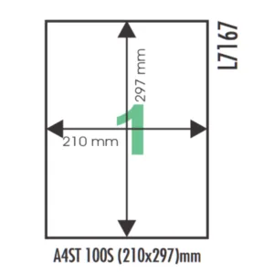 A4 Self-Adhesive Labels - ST 1