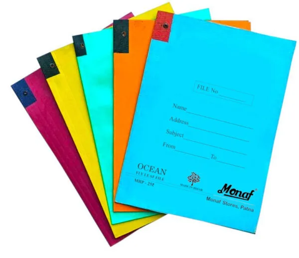 Monaf Ocean Fly Leaf – Folder File (Record File) - 465 GSM