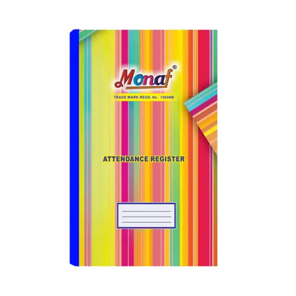 Monaf 1 Year General Purpose Attendance Register