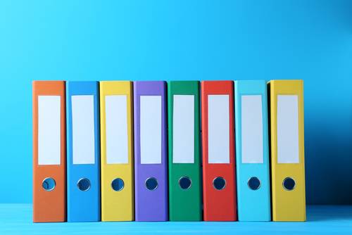 Index_File_Office File Separator/Divider (Set of 10) A4 - Multi-Color