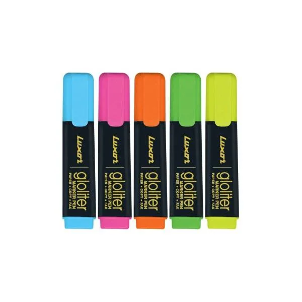 Marker_Luxor_Highlighter_Mix_4 White Board Markers