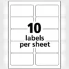 ST-10 A4 Self-Adhesive Labels (Pack of 100 sheets)