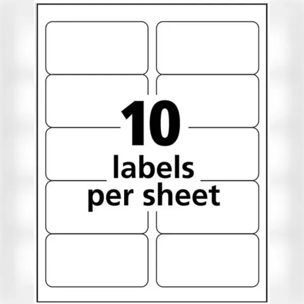ST-10 A4 Self-Adhesive Labels (Pack of 100 sheets)