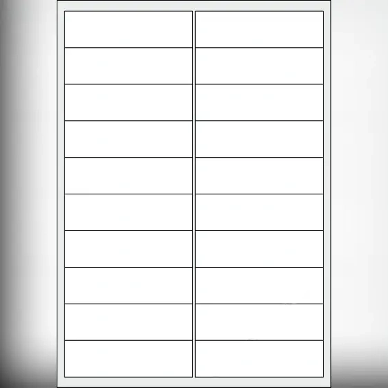 ST-20 A4 Self-Adhesive Labels (Pack of 100 sheets)