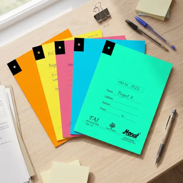 Monaf Taj Fly Leaf - Folder File (Record File) - 300 GSM