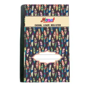 Casual Leave CL Register- आकस्मिक छुट्टी पंजी - 1 Q