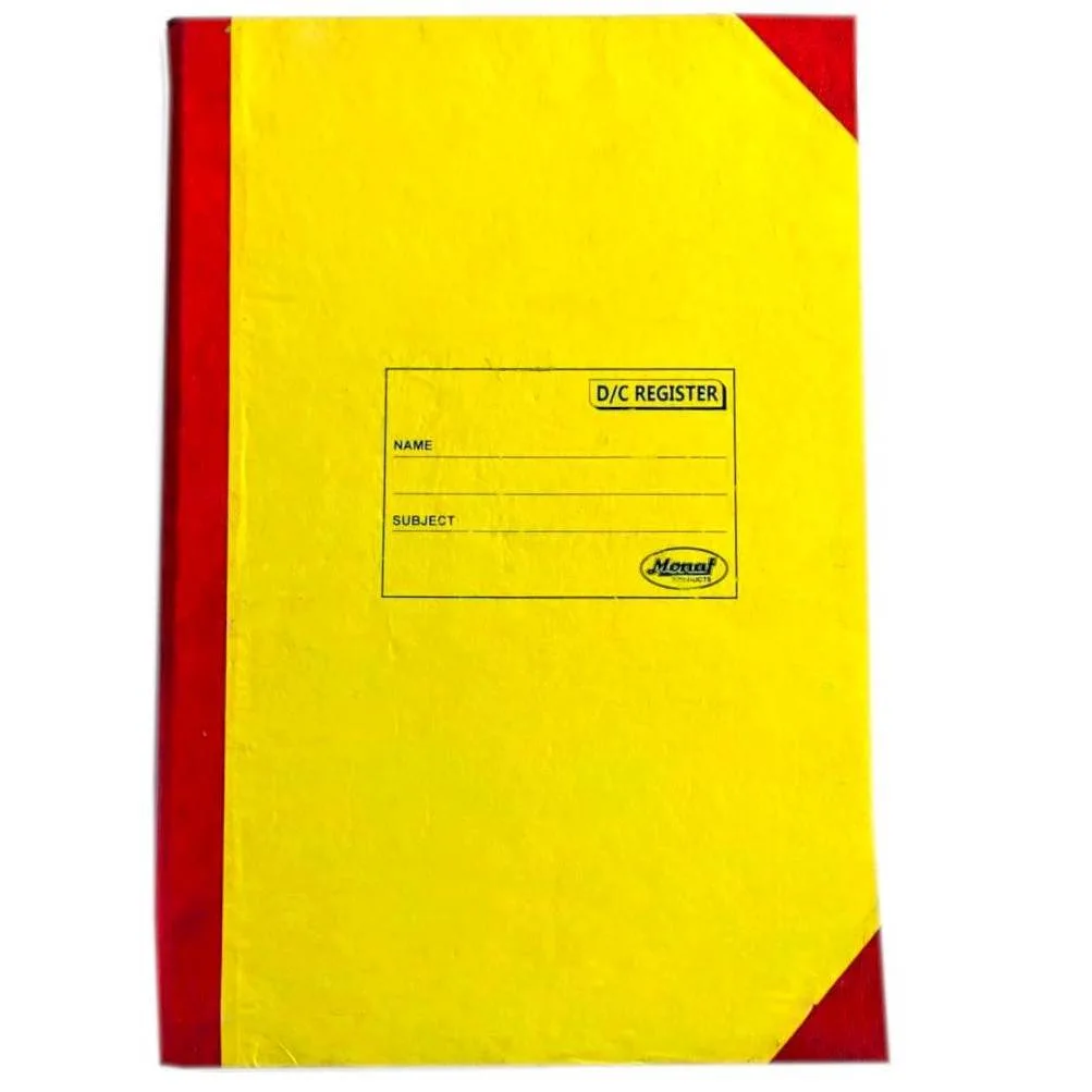 Monaf DC Register - Extra long size - 6 Q - 576 pages