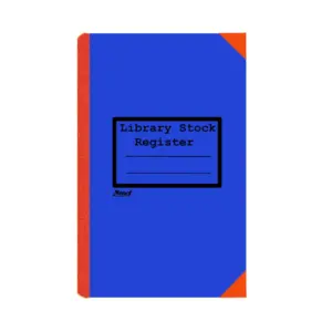 Library Books Stock Register - 288 pages