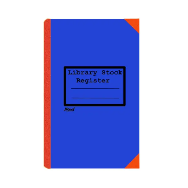 Library Books Stock Register - 288 pages
