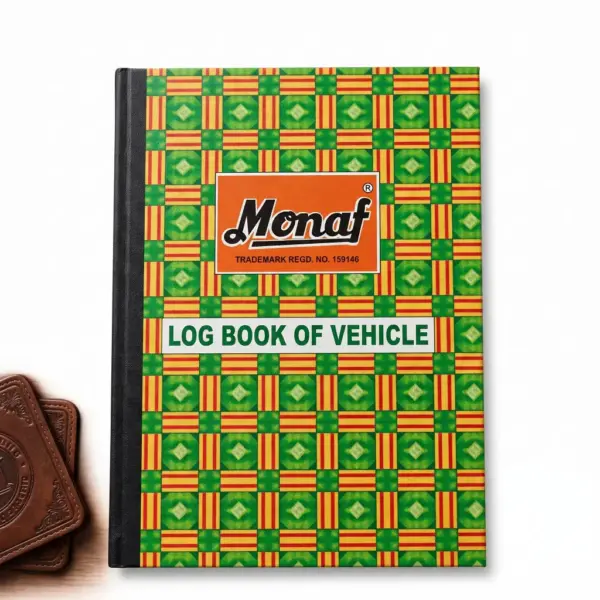 Monaf Log Book of Vehicles Copy and Register