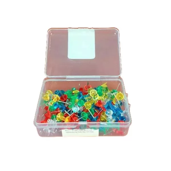 Push_Pin_5 Thumb Pins, Push Pins, Board Pins - 50 pins