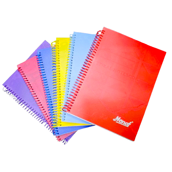 Monaf A4 Spiral Notebook - Ruled