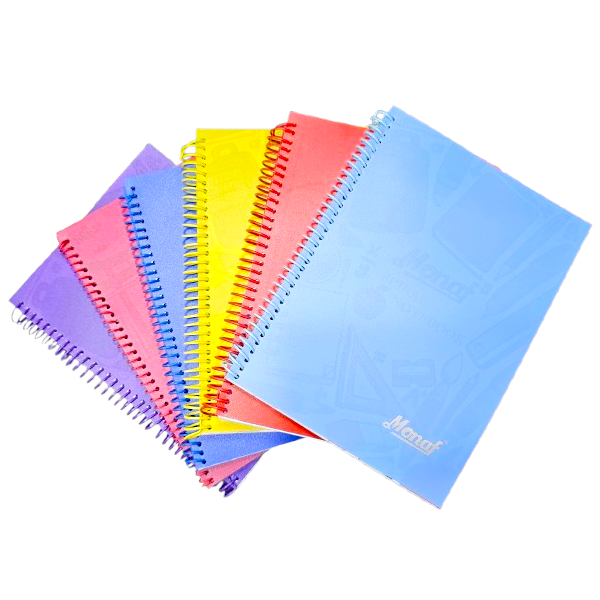 Monaf A4 Spiral Notebook - Ruled