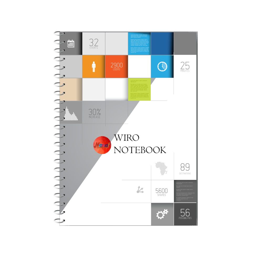 Spiral Notebook - A5 - 40 sheets