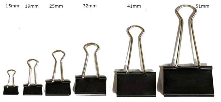 Binder Clips - All Sizes (Pack of 12) - Monaf Stores