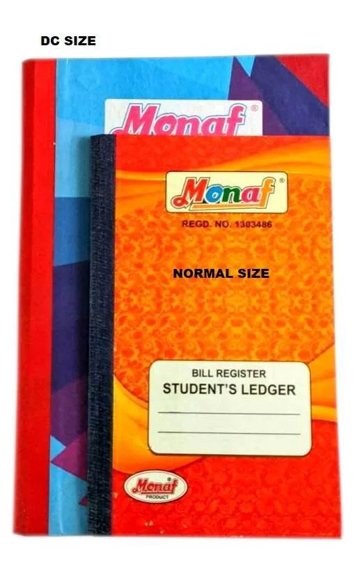 Monaf Student's Ledger | Bill register | Fee Collection Register | DC (Big) Size | स्टूडेंट लेजर