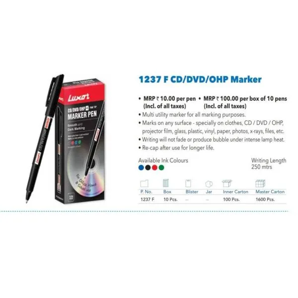CD / DVD / OHP Markers - LUXOR