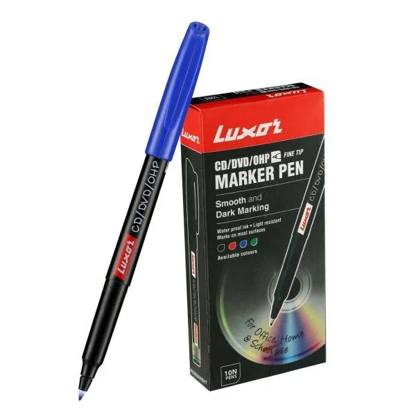 Marker_Luxor_CD_Blue_1 CD / DVD / OHP Markers - LUXOR
