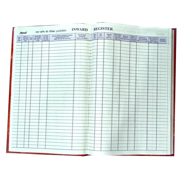 Inward_Register_ (1) Monaf Goods Inward Register - No. 4