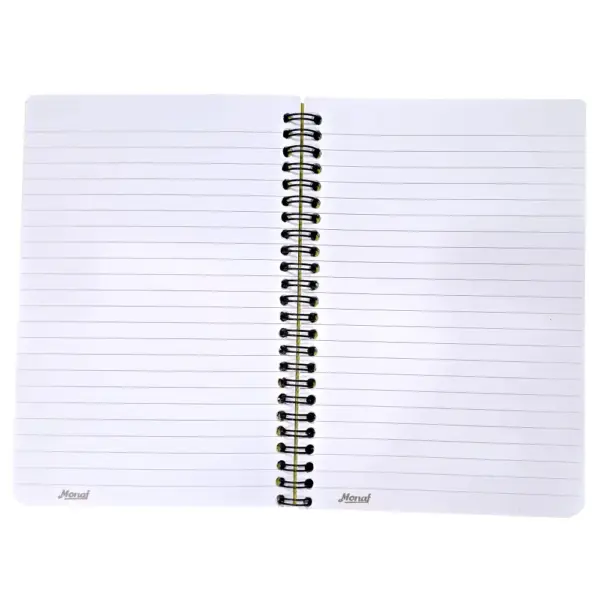 Monaf Premium Wiro Note Book A5 160 Pages | Multiple Colours