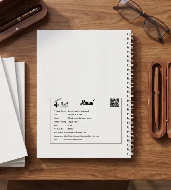 Monaf Wiro Note Book A5 80 Pages