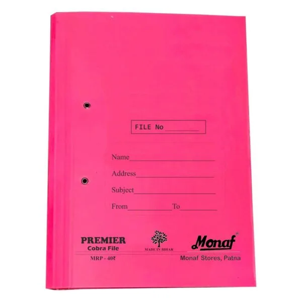 Monaf Premier Cobra File 530 GSM Big Clip