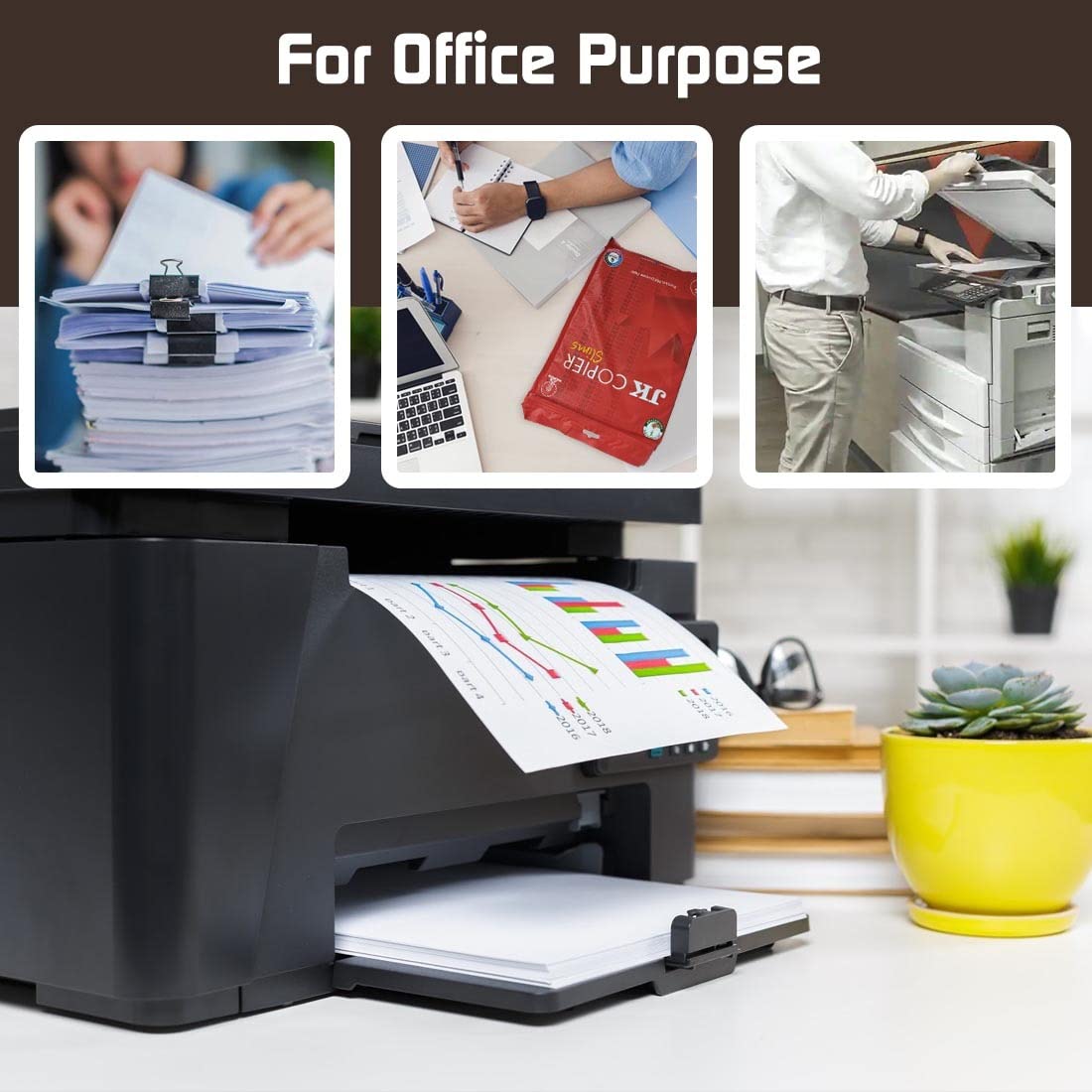 JK Ledger Paper FS (Legal Size) 90 GSM 500 sheets Monaf Stores