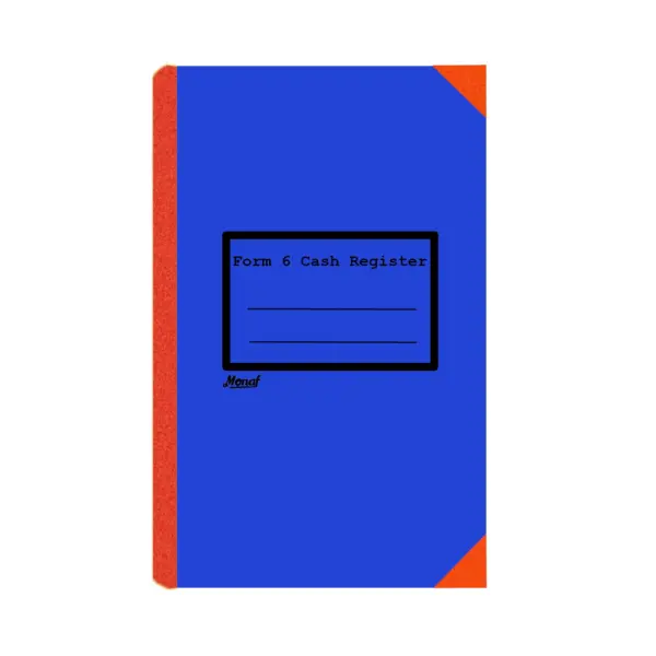 Monaf Form 6 Cash Register - फॉर्म 6 रोकड़ बही - 288 pages