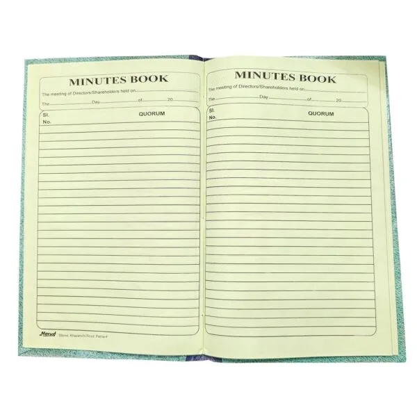 Minute_Book_1 Minutes Book Register/Meeting Register/Director Shareholder Register - 72 pages