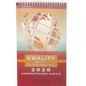 Weekly Engagement Pad for 2026 New Year