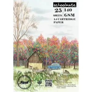 Cartridge (3) Monaf A4 CARTRIDGE PAPER 25 SHEETS 140 GSM