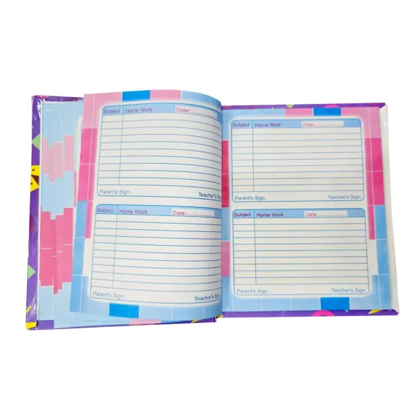Daily School Homework Diary - Hardbound - 17 x 20.9 cm - 144 pages