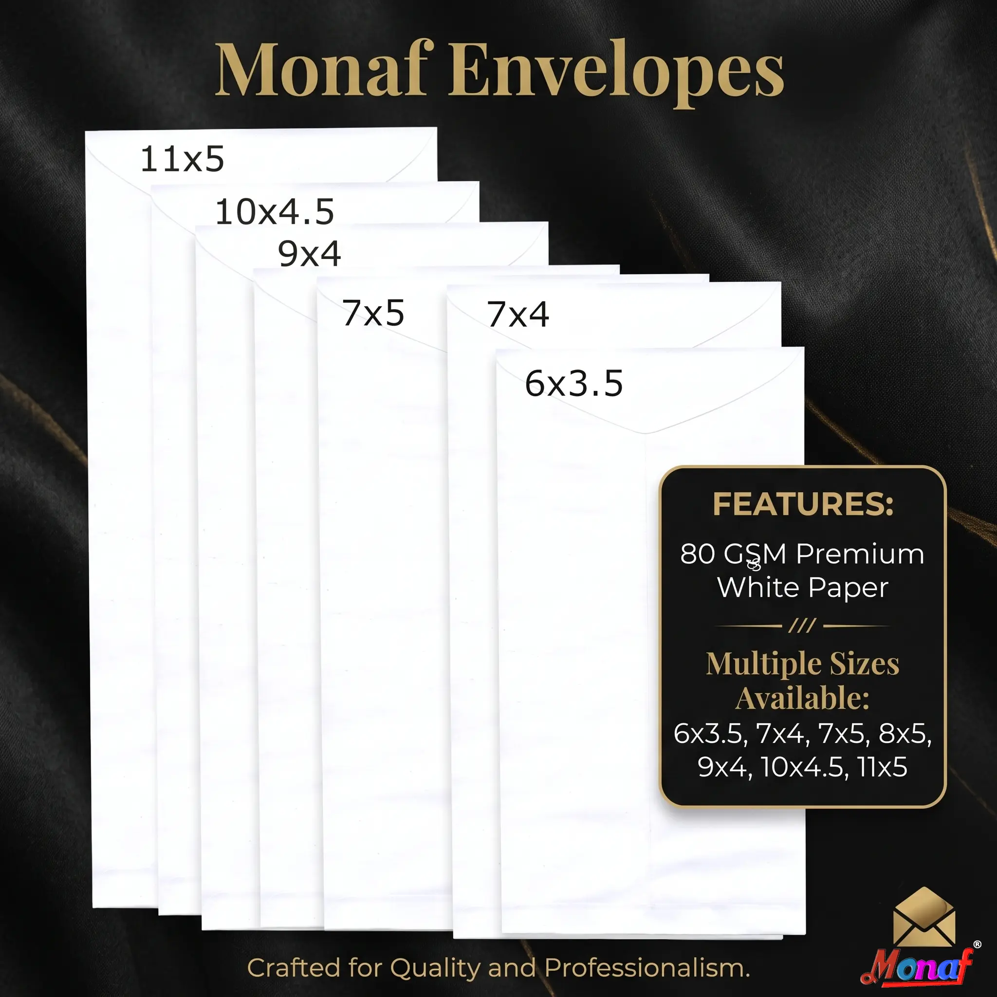 Maplitho_1 Laminated Envelopes - Yellow (Pack of 50 pcs)