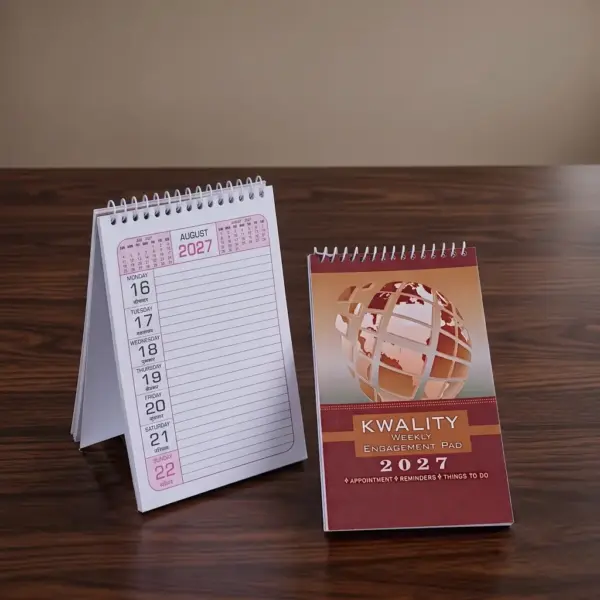 Engagement_Pad_2027_2 Weekly Engagement Pad for 2027 Diary New Year